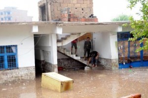Floods also hit the southeastern province of Şırnak.